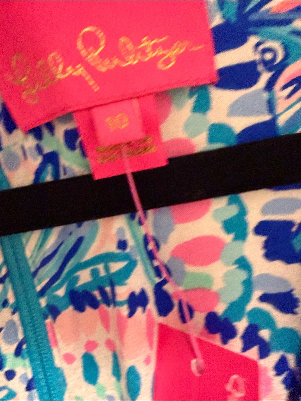 Lilly Pulitzer Blue Pink Green Paisley Maxi Dress - Picture 7 of 10